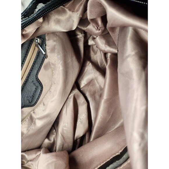 Eternel Vintage Bag White Black Women’s Handbag Purse Shoulder Tote Retro - Picture 6 of 6